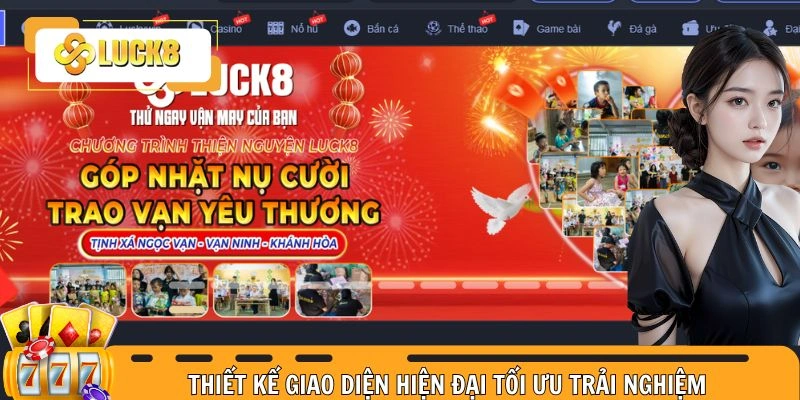Thiết kế giao diện hiện đại tối ưu trải nghiệm